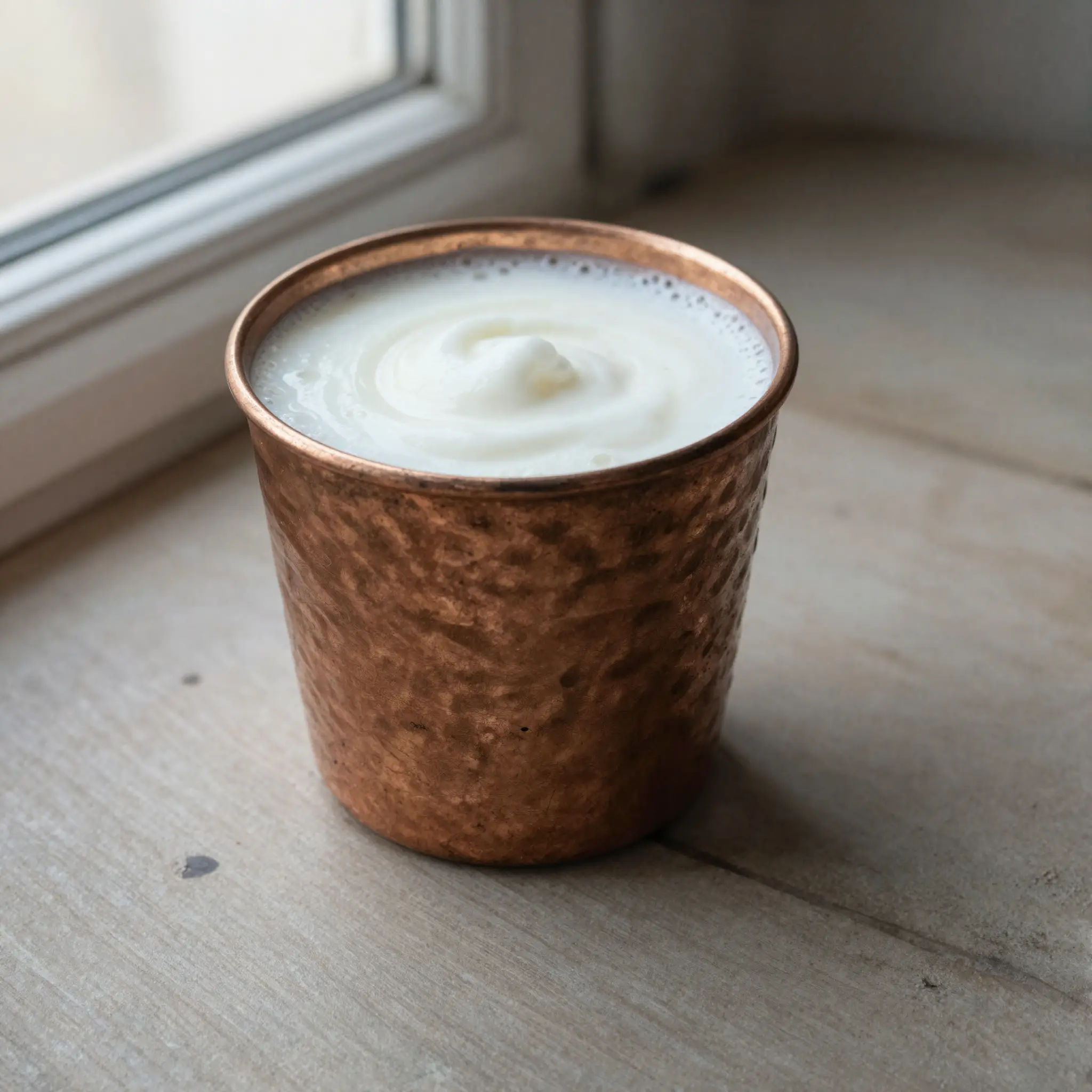 Ayran (türkisches verdünntes Salzjoghurt-Getränk)