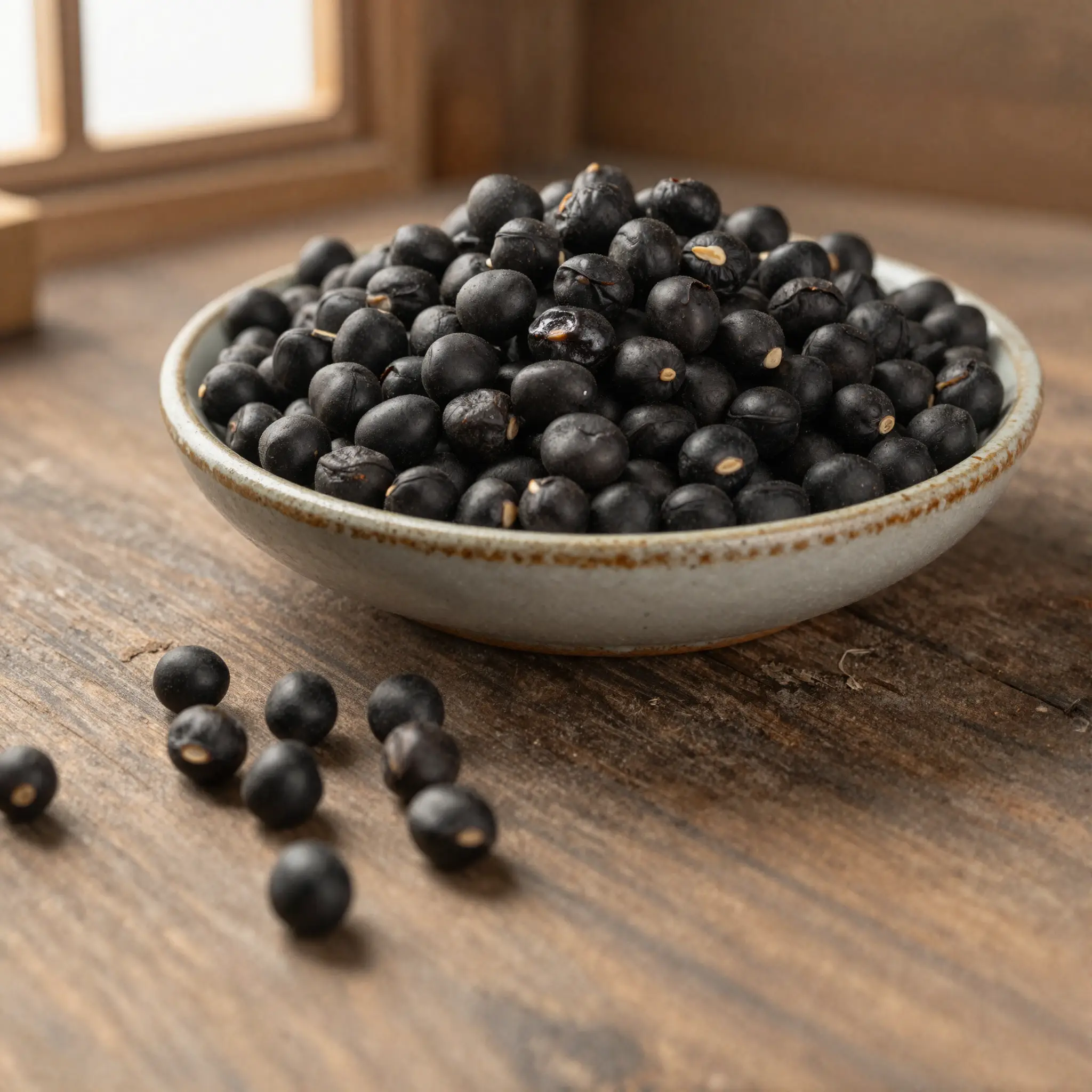 Douchi (Chinese fermented black soybean condiment)