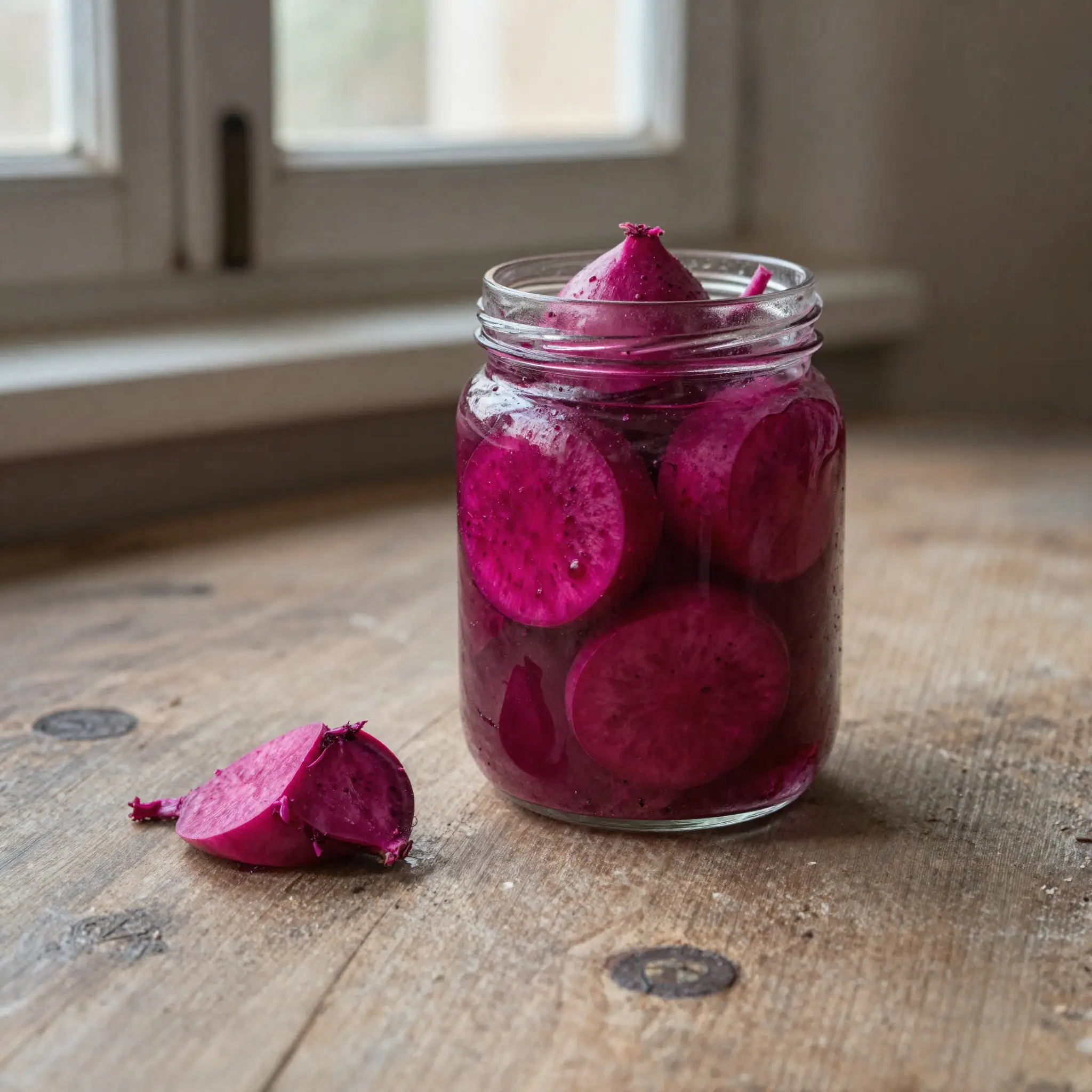 Kabees el-lift (levantinisches rosa Rübchen-Sauergemüse)